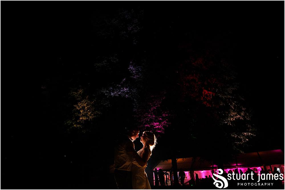 Creative signature night portraits to bring the story to a beautiful close. Photos by Newton Solney Wedding Photographer Stuart James