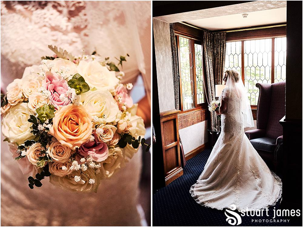 Beautiful moment to capture and relive, with the father of the bride getting teary seeing his beautiful daughter ready for her wedding at The Moat House in Acton Trussell by Penkridge Wedding Photographer Stuart James