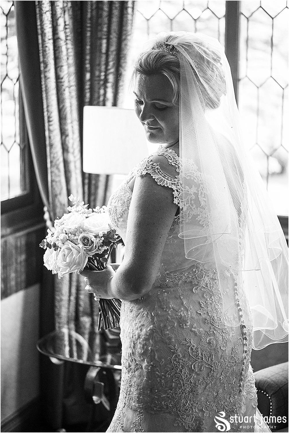 Beautiful moment to capture and relive, with the father of the bride getting teary seeing his beautiful daughter ready for her wedding at The Moat House in Acton Trussell by Penkridge Wedding Photographer Stuart James