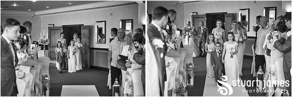 Photos that unobtrusively capture the story as the bride and groom wed in the Acton Suite at The Moat House in Acton Trussell by Penkridge Wedding Photographer Stuart James