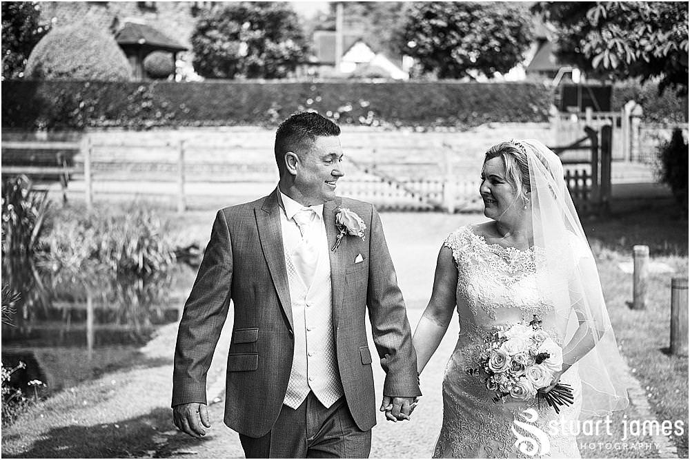 Utilising the stunning setting of The Moat House for beautiful natural portraits of the Bride and Groom - wedding photos at The Moat House in Acton Trussell by Penkridge Wedding Photographer Stuart James