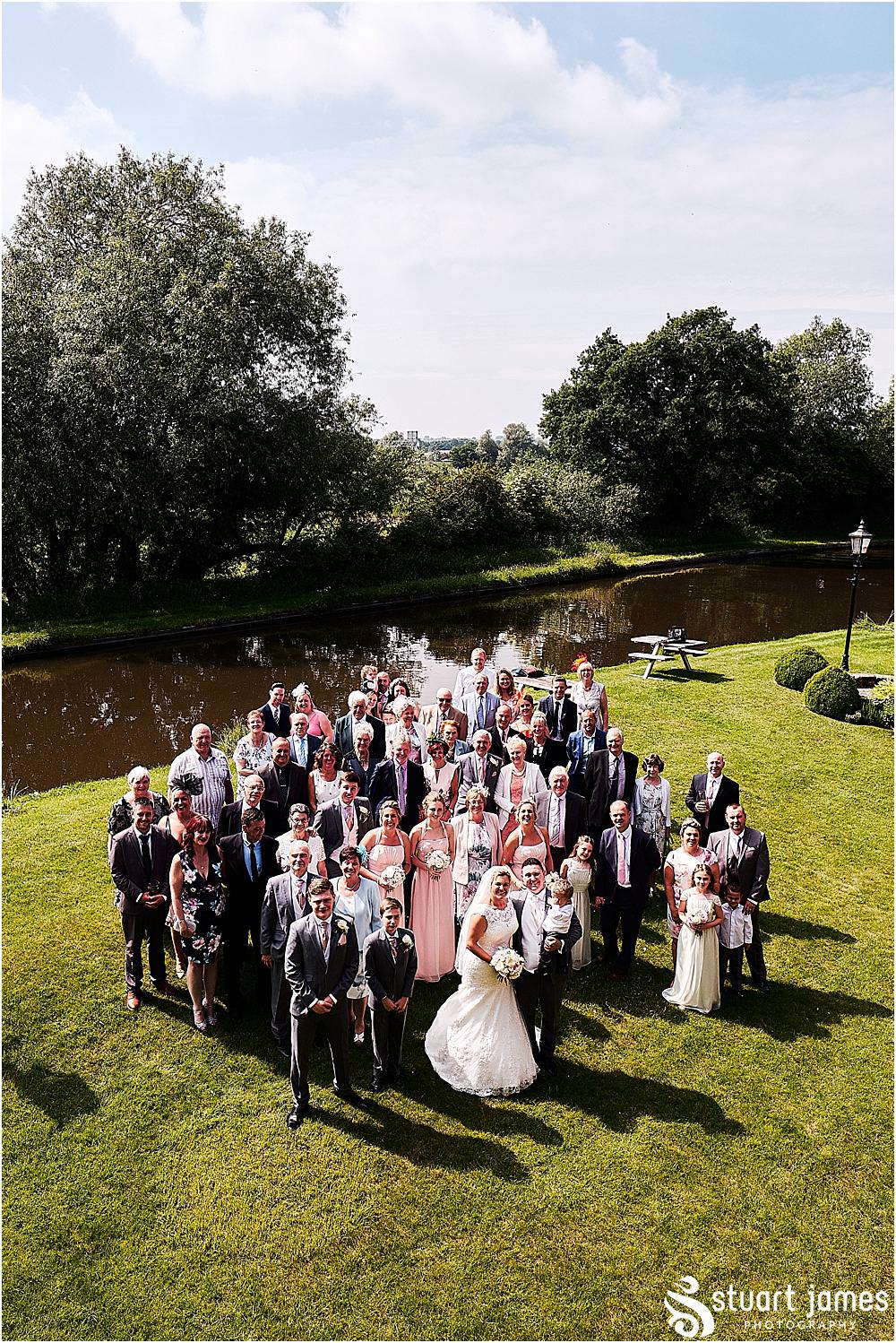 Family photographs at The Moat House in Acton Trussell by Penkridge Wedding Photographer Stuart James