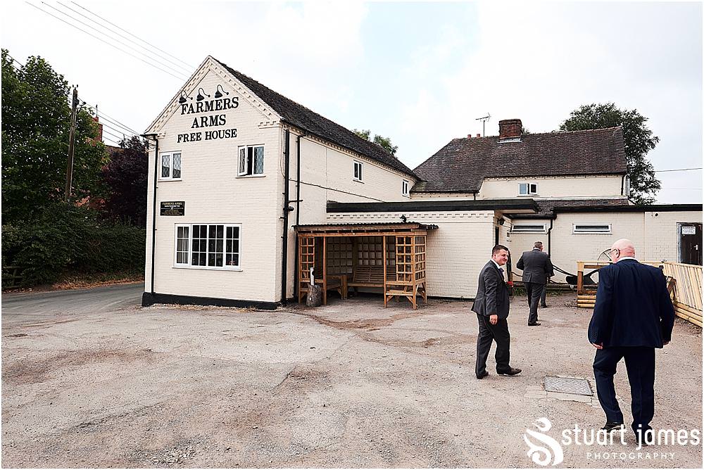 Capturing the boys in the local village pub ahead of the wedding. Photos by Uttoxeter Wedding Photographer Stuart James