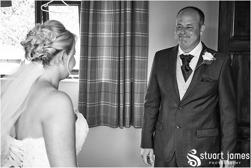 One extremely proud father as his beautiful daughter is ready for her wedding at Bramshall church. Photos by Uttoxeter Wedding Photographer Stuart James