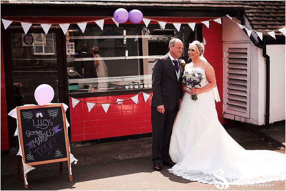 One extremely proud father as his beautiful daughter is ready for her wedding at Bramshall church. Photos by Uttoxeter Wedding Photographer Stuart James