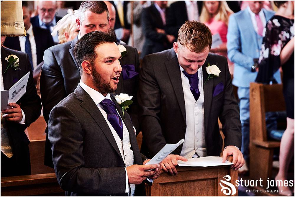 Unobtrusive storytelling photos of the wedding ceremony capturing the details and the emotion. Photos by Uttoxeter Wedding Photographer Stuart James