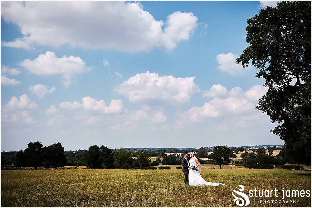 Relaxed elegant portraits in the stunning countryside setting of our Bride and Groom. Photos by Uttoxeter Wedding Photographer Stuart James