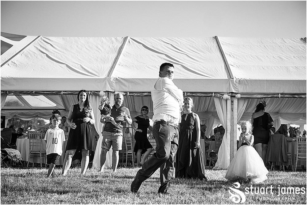 Ball games provided amazing entertainment for the wedding guests! Photos by Uttoxeter Wedding Photographer Stuart James