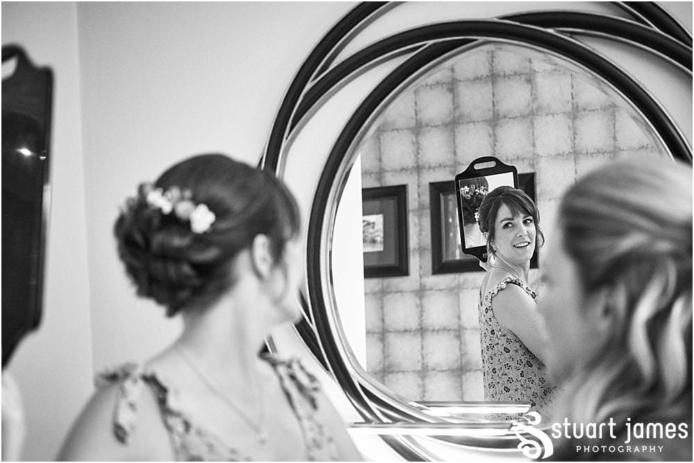Capturing the excitement of the wedding preparations at Moxhull Hall in Sutton Coldfield by Moxhull Hall Wedding Photographer Stuart James