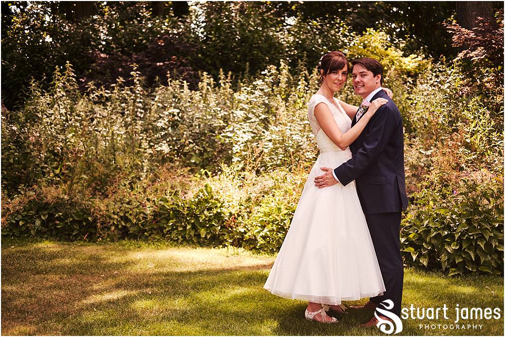 Creative relaxed portraits of the Bride and Groom around the amazing grounds at Moxhull Hall in Sutton Coldfield by Moxhull Hall Wedding Photographer Stuart James