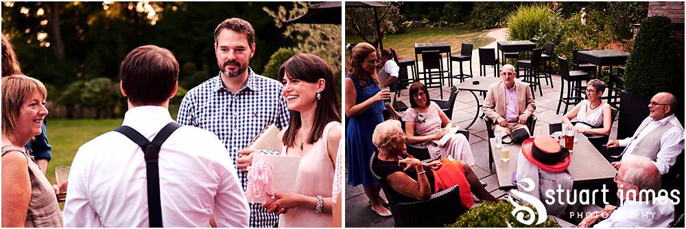 Capturing the arrival of the evening guests for the wedding celebrations at Moxhull Hall in Sutton Coldfield by Moxhull Hall Wedding Photographer Stuart James