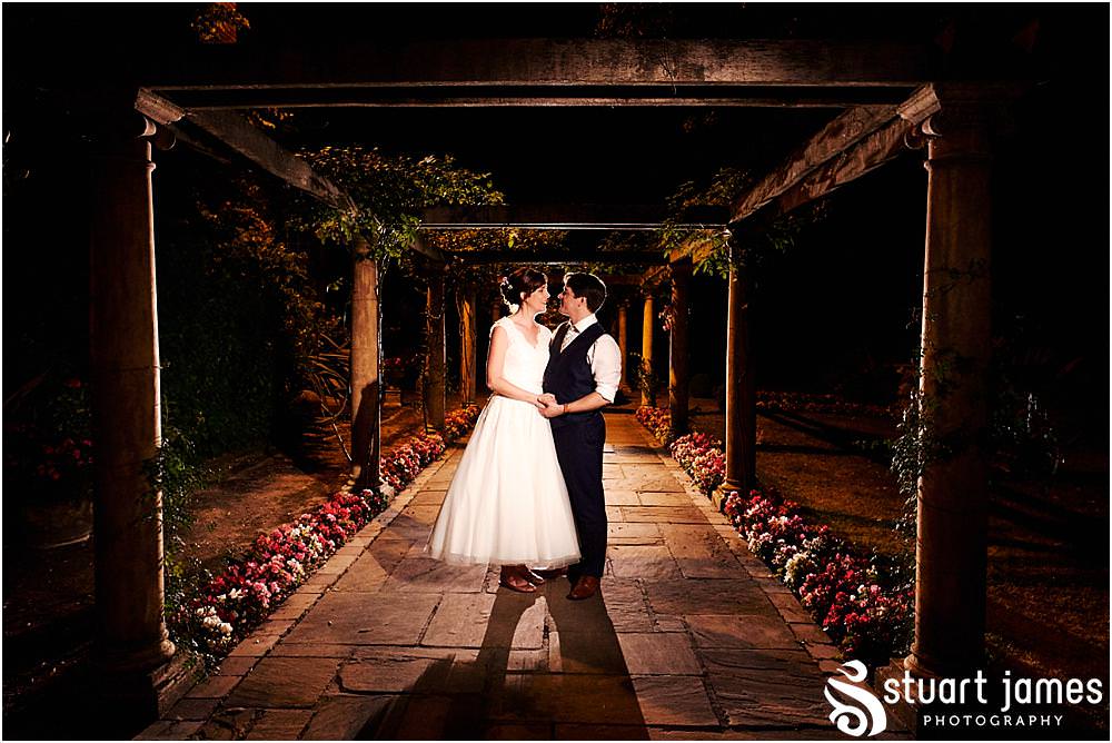 Creative evening portraits to bring the story to a beautiful conclusion at Moxhull Hall in Sutton Coldfield by Moxhull Hall Wedding Photographer Stuart James