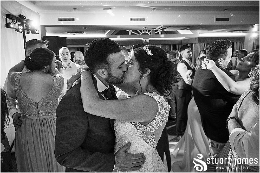 Beautiful photographs of the first dance at The Moat House by Stafford Wedding Photographers Stuart James