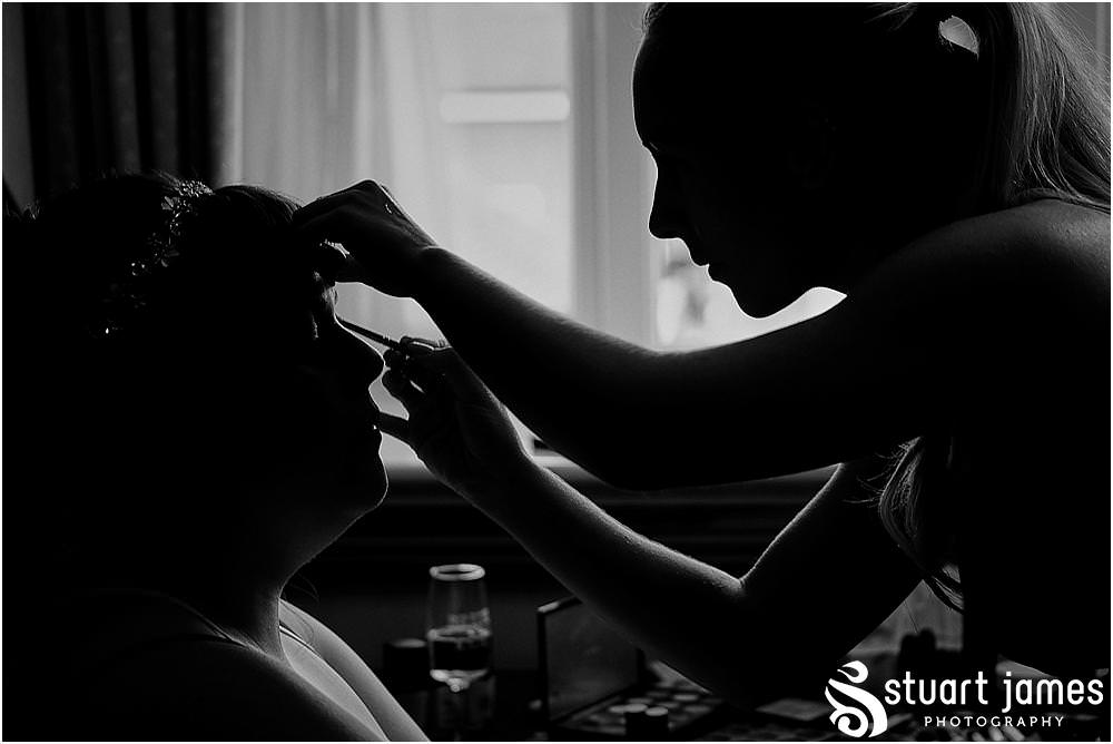 Capturing the bridal preparations ahead of the beautiful wedding at Windmill Village in Coventry by Windmill Village Wedding Photographer Stuart James