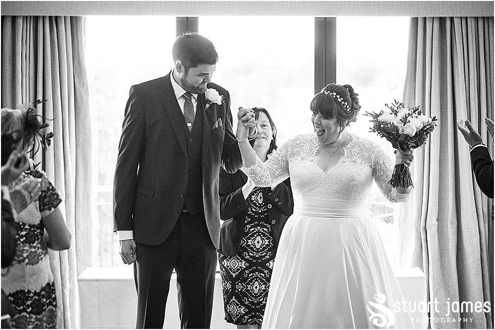 Natural photos that tell the story of the wedding ceremony at Windmill Village in Coventry by Windmill Village Wedding Photographer Stuart James