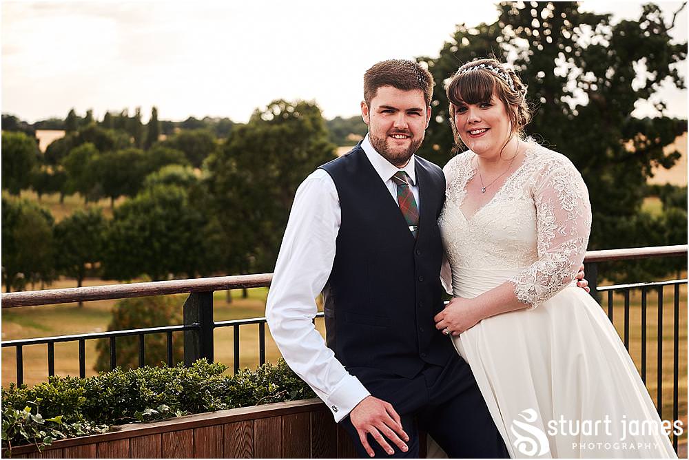 Creative relaxed portraits of our bride and groom ahead of the wedding breakfast at Windmill Village in Coventry by Windmill Village Wedding Photographer Stuart James