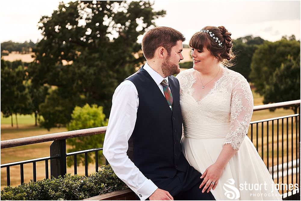 Creative relaxed portraits of our bride and groom ahead of the wedding breakfast at Windmill Village in Coventry by Windmill Village Wedding Photographer Stuart James