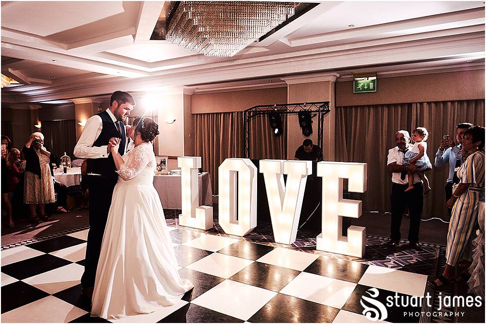 First dance fun at Windmill Village in Coventry by Windmill Village Wedding Photographer Stuart James