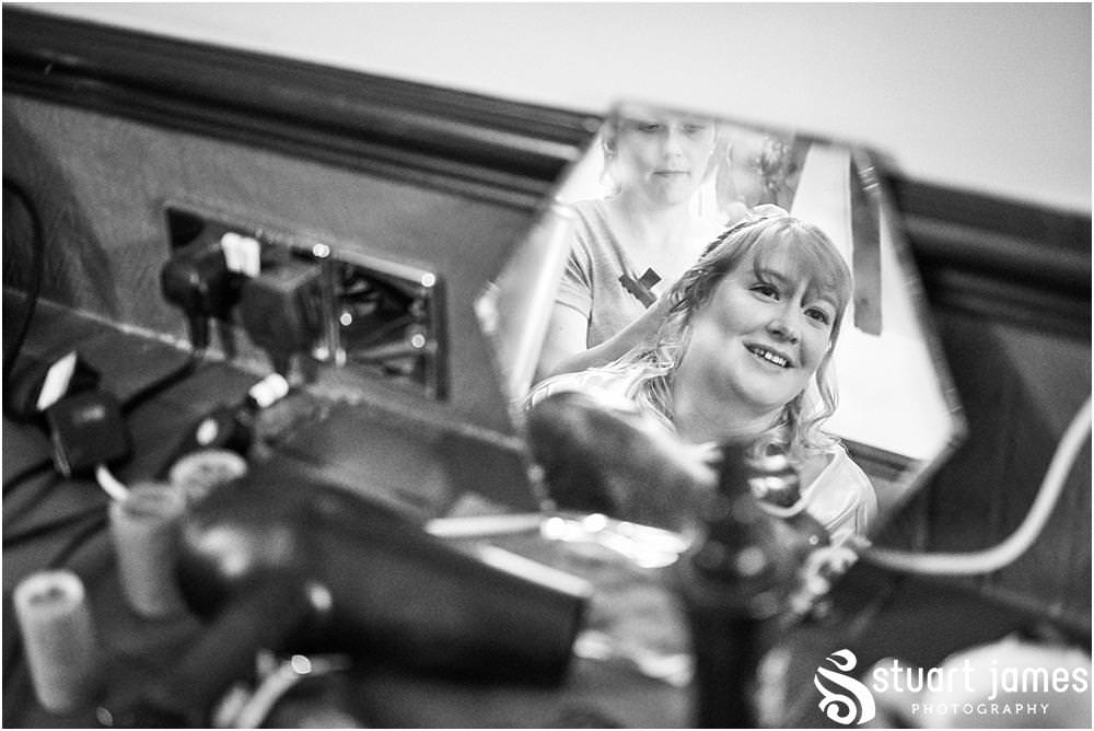 Natural photos that tell the story of the bridal prep at Oak Farm Hotel in Cannock - Oak Farm Wedding Photographs by Stuart James