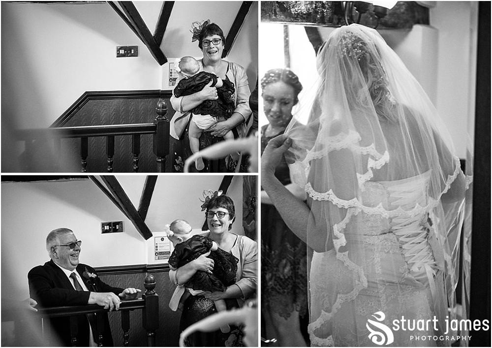 Capturing the final preparations for our beautiful bride at Oak Farm Hotel in Cannock - Oak Farm Wedding Photographs by Stuart James