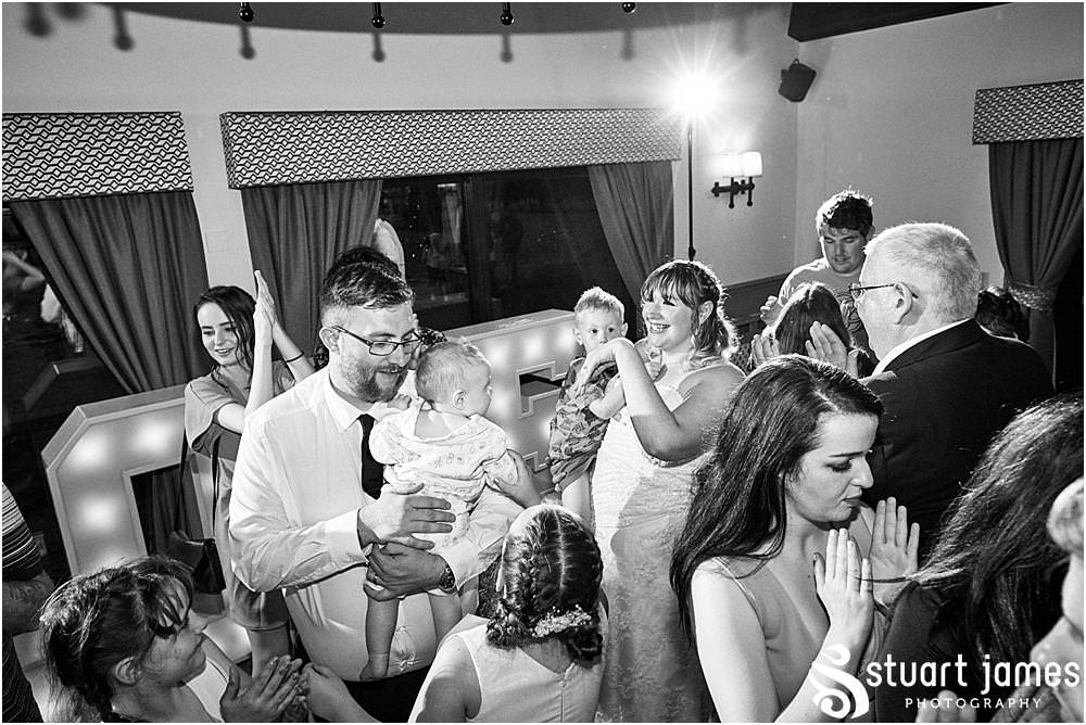 Capturing the fun of the night as the party gets underway at Oak Farm Hotel in Cannock - Oak Farm Wedding Photographs by Stuart James
