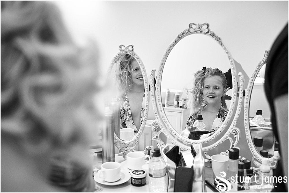 Creative reportage photos telling the story of the wedding morning for the bridal party at Hawkesyard Estate - Hawkesyard Wedding Photographs by Stuart James