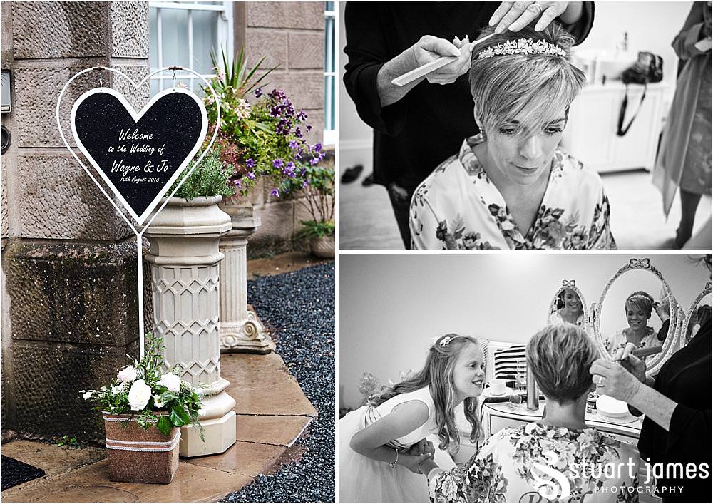 Truly perfect as the finishing touches come together for our bride at Hawkesyard Estate - Hawkesyard Wedding Photographs by Stuart James