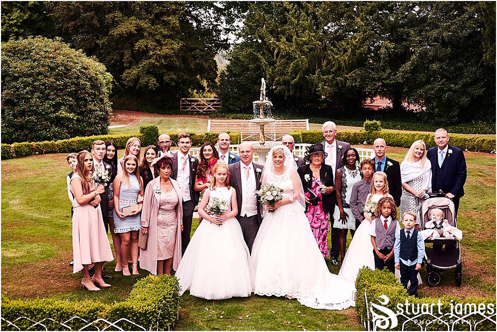 Family photographs and confetti fun at Hawkesyard Estate - Hawkesyard Wedding Photographs by Stuart James