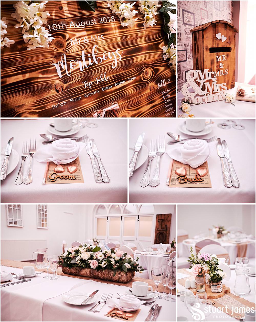 Stunning wedding decor at Hawkesyard Estate by Make My Wedding Special - Hawkesyard Wedding Photographs by Stuart James