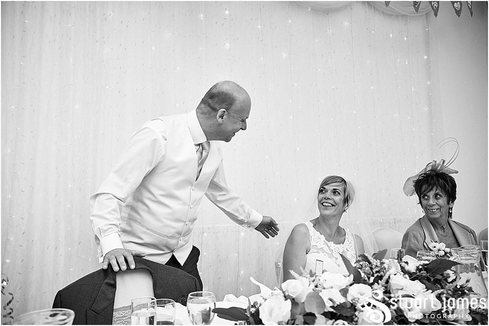 With laughter and tears, the Grooms speech had it all at Hawkesyard Estate - Hawkesyard Wedding Photographs by Stuart James