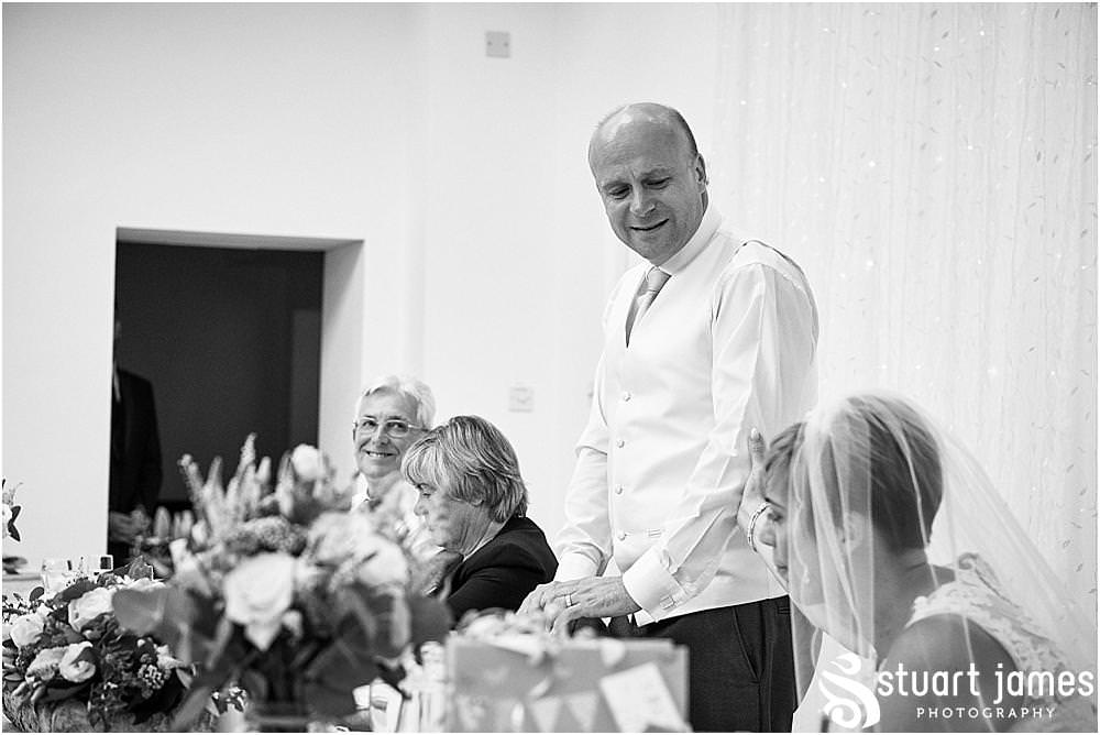 With laughter and tears, the Grooms speech had it all at Hawkesyard Estate - Hawkesyard Wedding Photographs by Stuart James