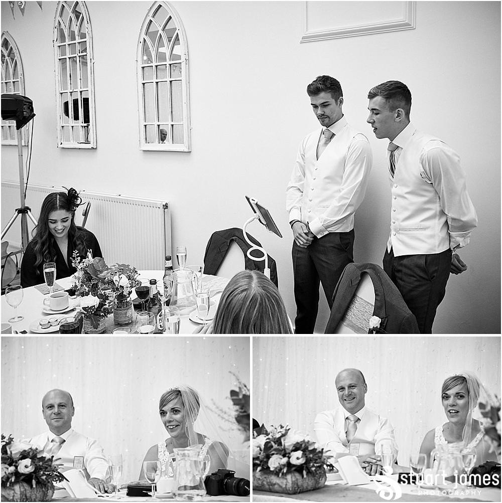 With the grooms sons taking the floor as best men, the emotions were flowing once again at Hawkesyard Estate - Hawkesyard Wedding Photographs by Stuart James