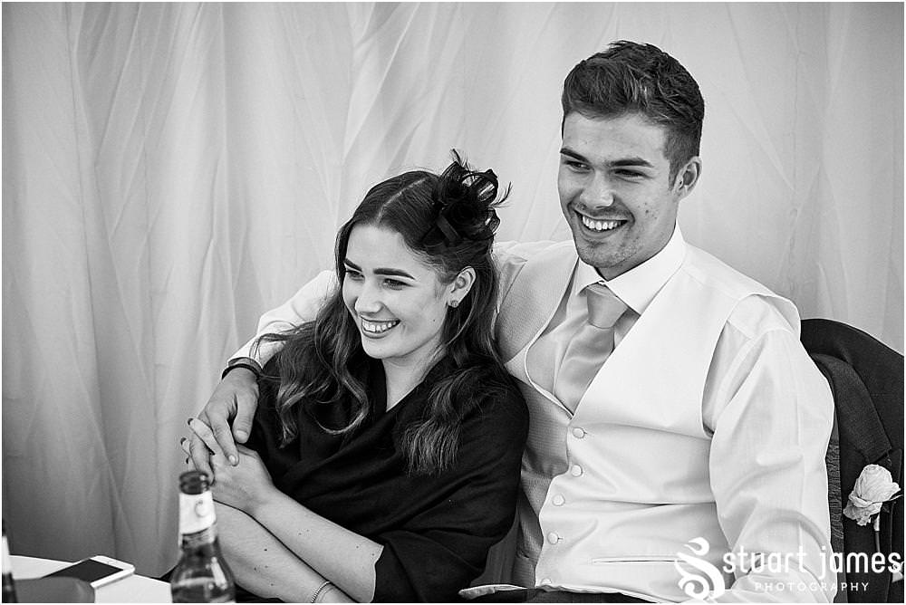 Creative candid photographs as the guests relax and enjoy the wedding reception at Hawkesyard Estate - Hawkesyard Wedding Photographs by Stuart James