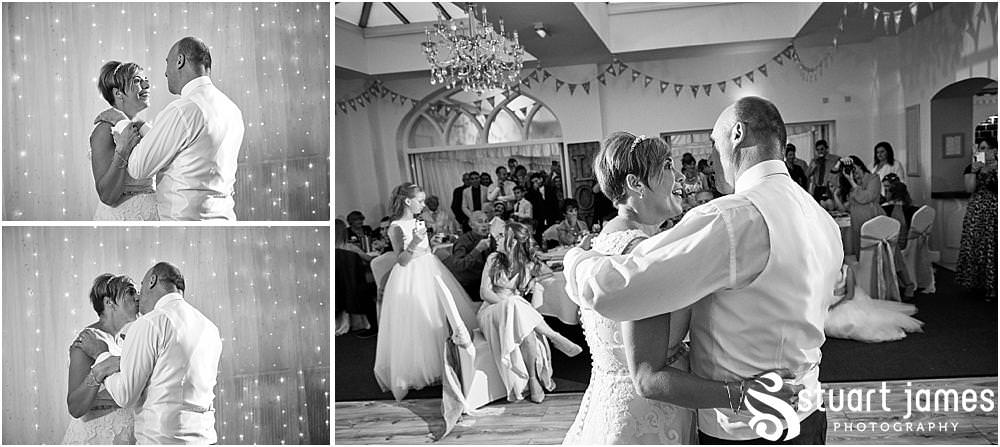 Beautiful photos of the first dance at Hawkesyard Estate - Hawkesyard Wedding Photographs by Stuart James