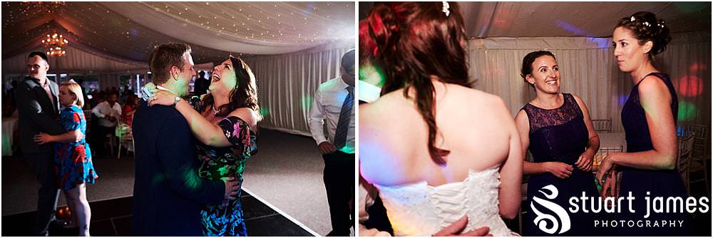 One fabulous party soon got underway with the floor full at Heath House in Tean by Heath House Wedding Photographers Stuart James