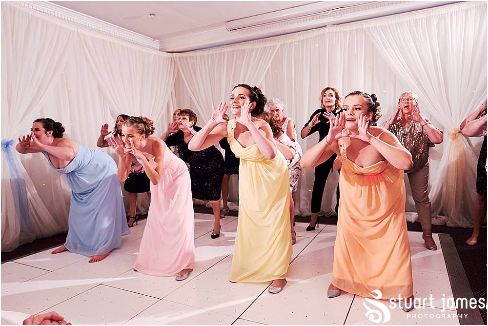 Flash mob for the wedding reception at The Moat House in Acton Trussell - Recommended Stafford Wedding Photographers Stuart James