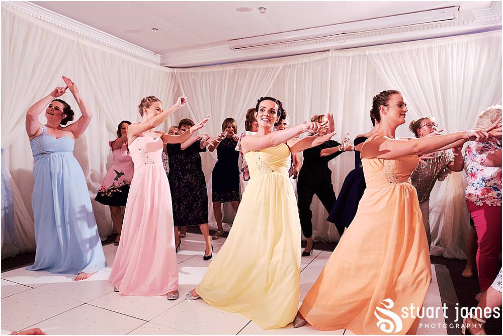 Flash mob for the wedding reception at The Moat House in Acton Trussell - Recommended Stafford Wedding Photographers Stuart James