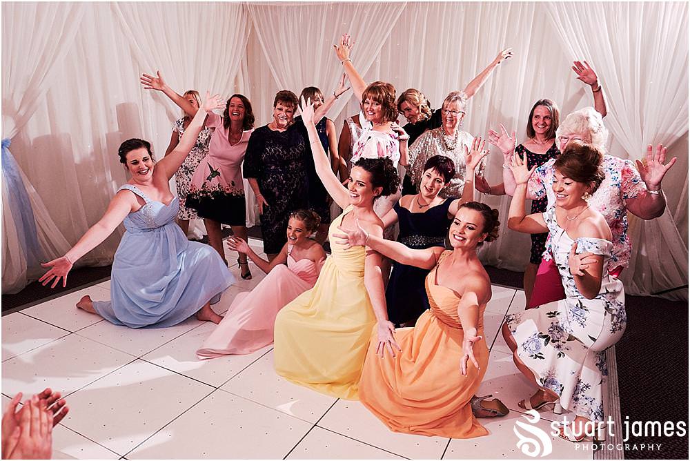 Flash mob for the wedding reception at The Moat House in Acton Trussell - Recommended Stafford Wedding Photographers Stuart James