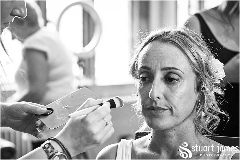 Capturing the excitement building during the bridal preparations at Pendrell Hall in Codsall Wood by Staffordshire Recommended Wedding Photographer Stuart James