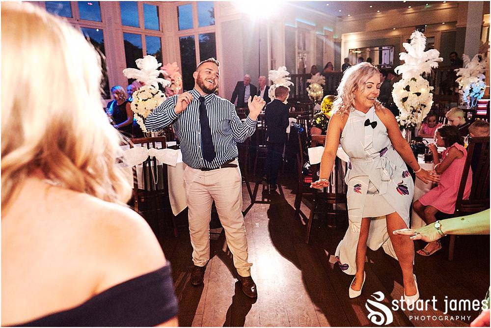 With a great DJ the dance floor was full all night long at Pendrell Hall in Codsall Wood by Staffordshire Recommended Wedding Photographer Stuart James