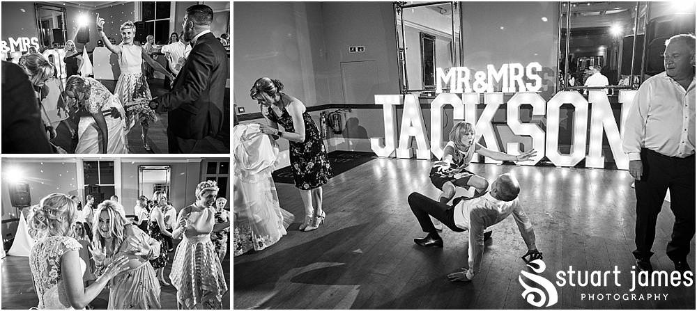With a great DJ the dance floor was full all night long at Pendrell Hall in Codsall Wood by Staffordshire Recommended Wedding Photographer Stuart James