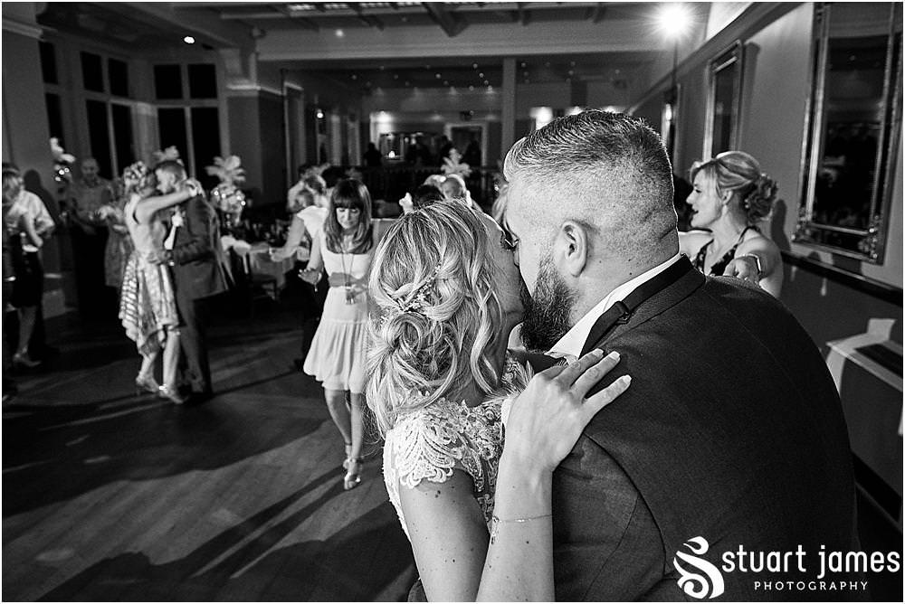 With a great DJ the dance floor was full all night long at Pendrell Hall in Codsall Wood by Staffordshire Recommended Wedding Photographer Stuart James