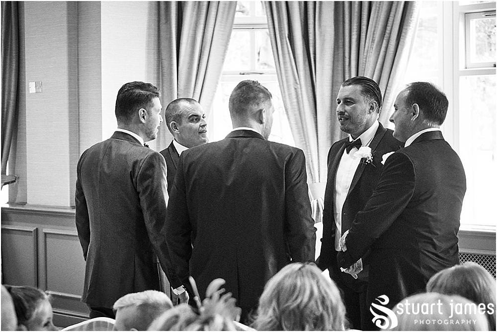 So much emotion during the procession into the wedding ceremony at The Belfry in Sutton Coldfield - Belfry Wedding Photography by Docuemntary Wedding Photographer Stuart James