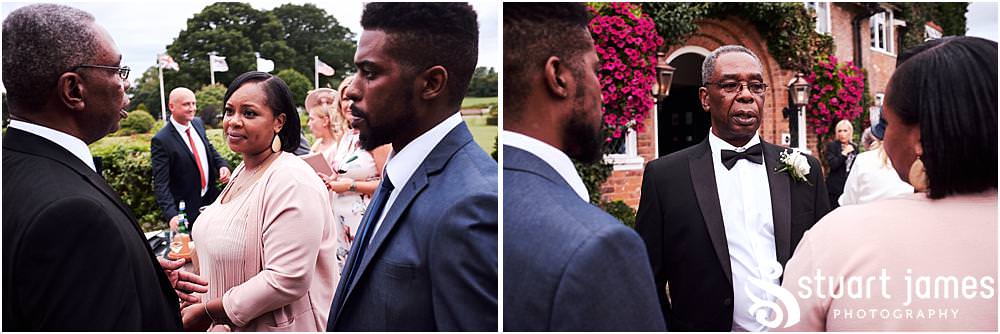Relaxed candid photographs of the drinks reception at The Belfry in Sutton Coldfield - Belfry Wedding Photography by Docuemntary Wedding Photographer Stuart James