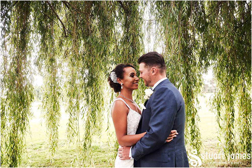 Beautiful elegant and fun portraits of the bride and groom at The Belfry in Sutton Coldfield - Belfry Wedding Photography by Docuemntary Wedding Photographer Stuart James