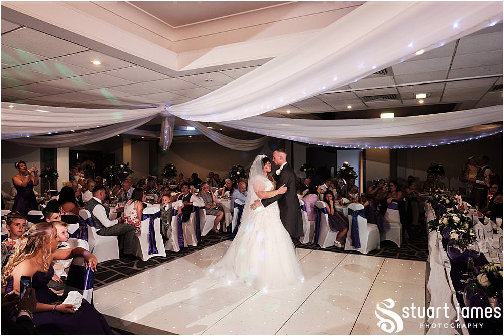Bride and Groom have their first dance at The Village Hotel, Walsall, photo by Stuart James Photography