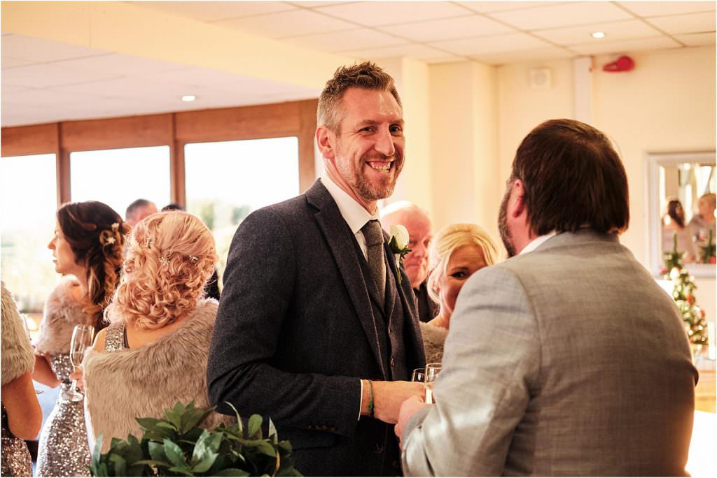 Candid photos as the guests enjoy the drinks reception at The Chase in Cannock by Cannock Wedding Photographer Stuart James