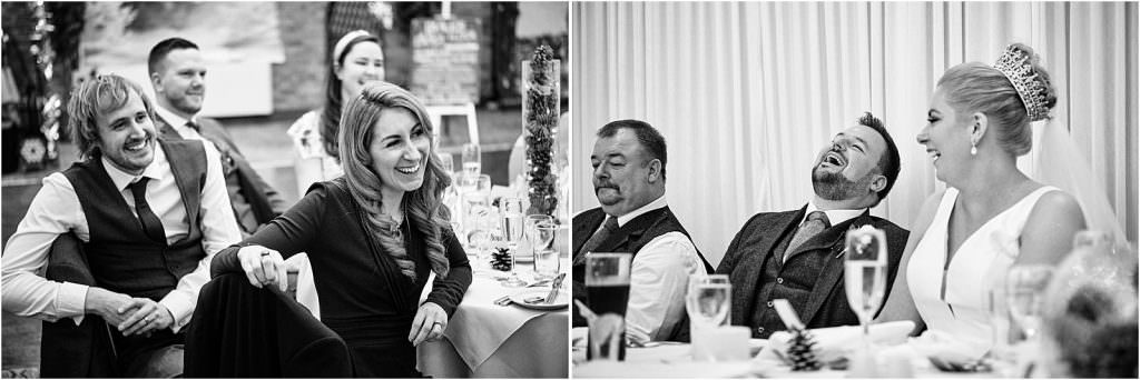 Documenting the wedding speeches celebrating the moments that bring it all back to life at The Chase in Cannock by Cannock Wedding Photographer Stuart James