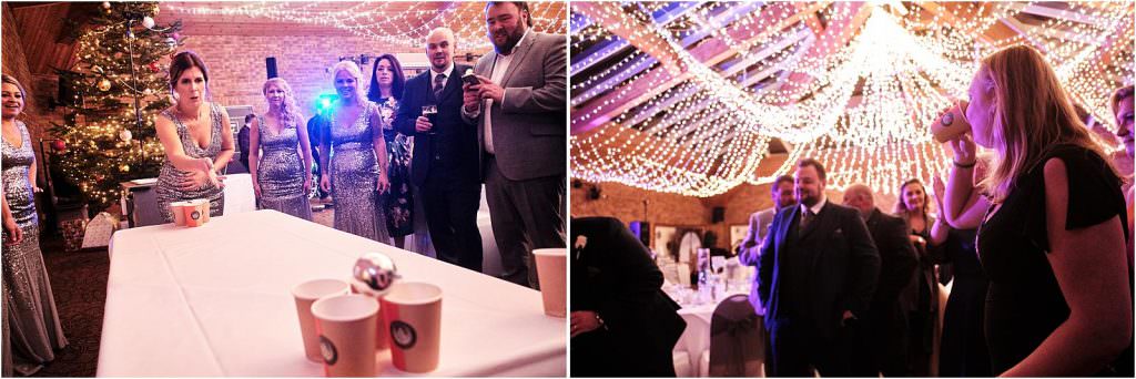 Creative natural photos capturing the fun of the wedding during the drinks reception at The Chase in Cannock by Cannock Wedding Photographer Stuart James