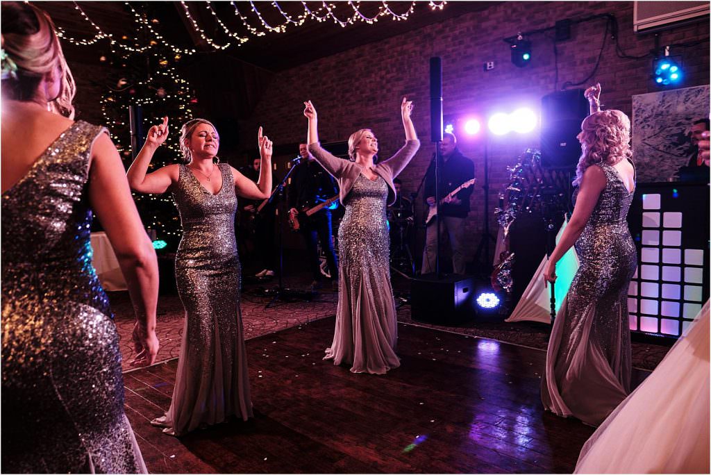 So much fun during the evening reception - these guys knew how to party at The Chase in Cannock by Cannock Wedding Photographer Stuart James
